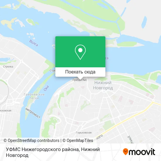 Карта УФМС Нижегородского района