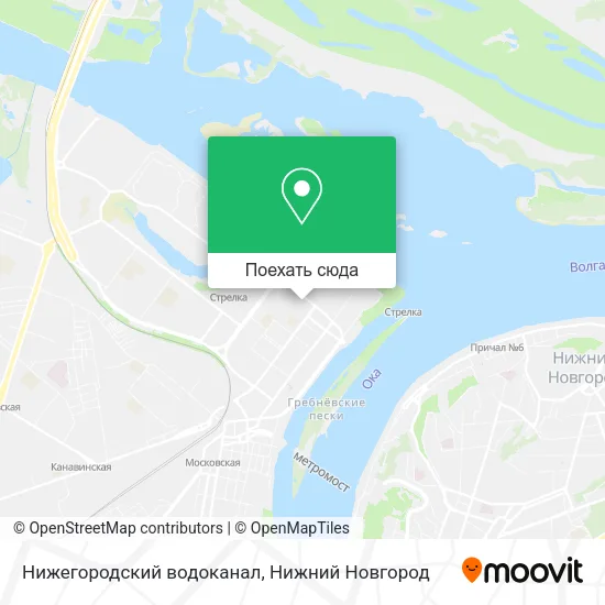 Карта Нижегородский водоканал