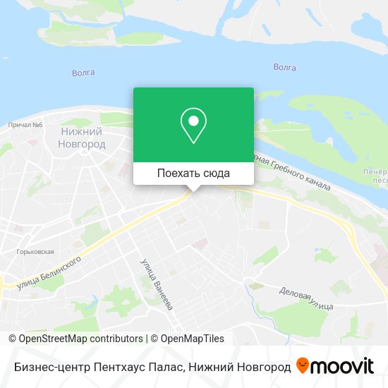 Карта Бизнес-центр Пентхаус Палас