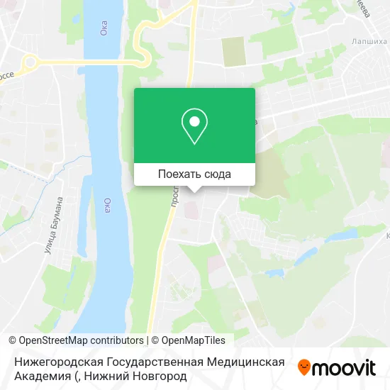 Карта Нижегородская Государственная Медицинская Академия