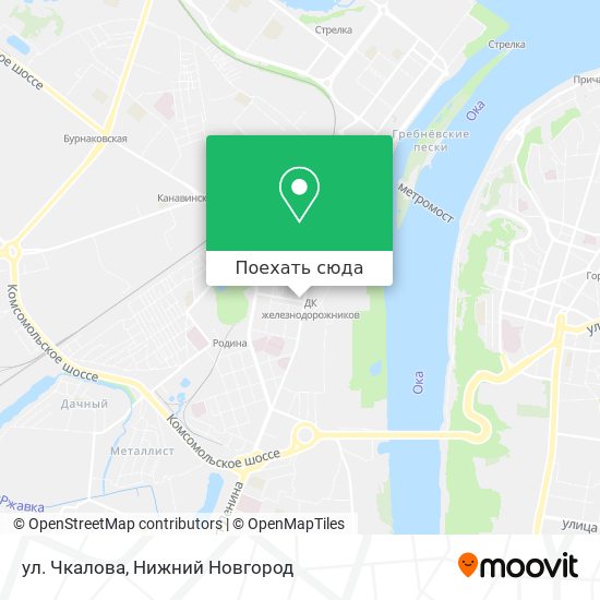 Карта ул. Чкалова