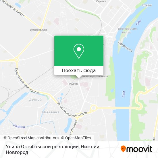 Карта Улица Октябрьской революции