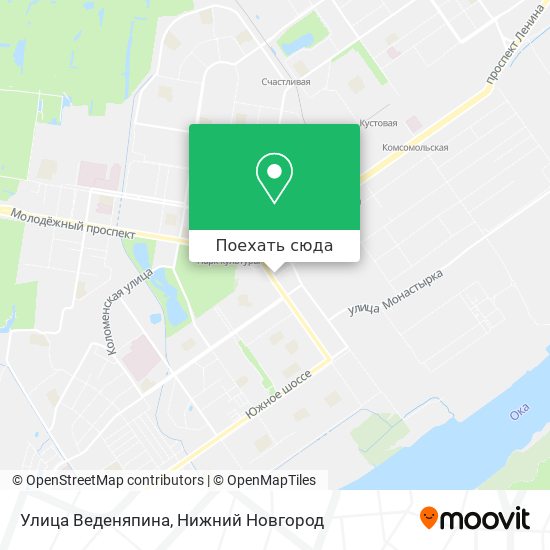 Карта Улица Веденяпина