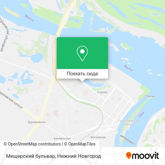 Карта Мещерский бульвар