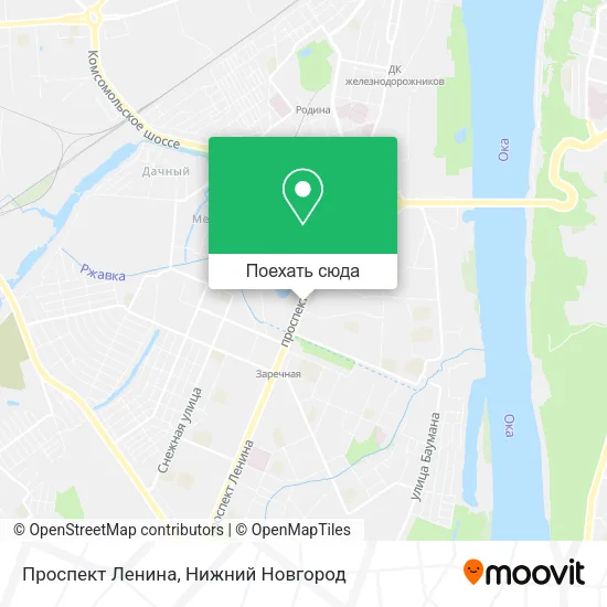 Карта Проспект Ленина