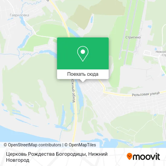 Карта Церковь Рождества Богородицы