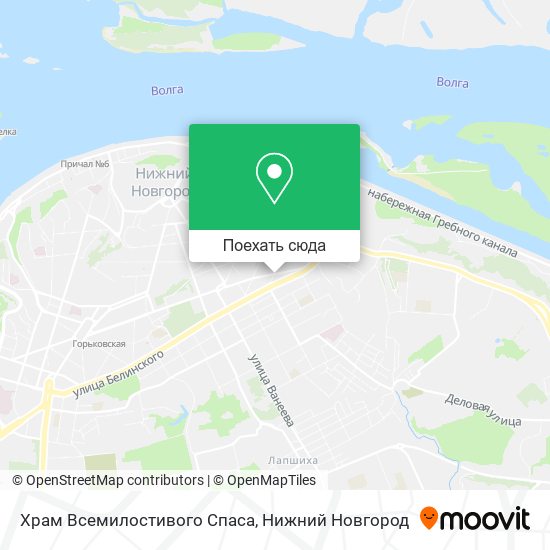 Карта Храм Всемилостивого Спаса