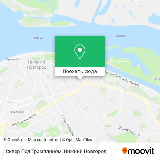 Карта Сквер Под Трамплином