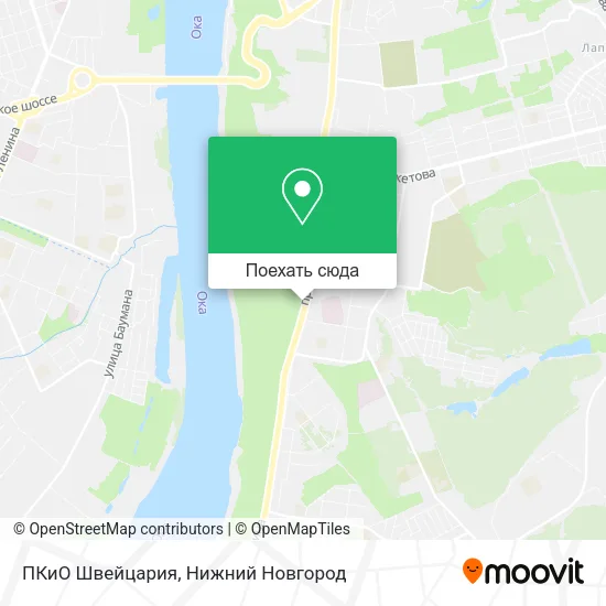 Карта ПКиО Швейцария