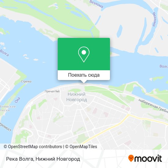Карта Река Волга