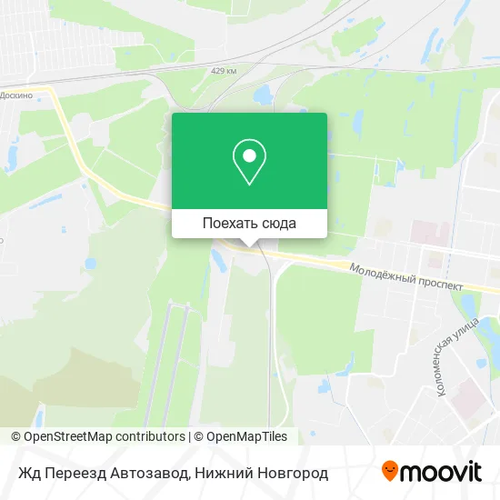 Карта Жд Переезд Автозавод