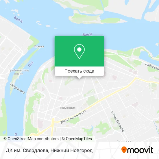 Карта ДК им. Свердлова
