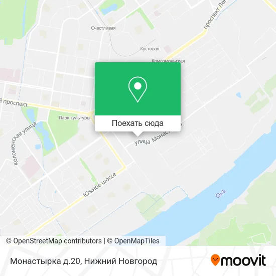 Карта Монастырка д.20