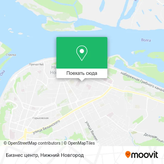 Карта Бизнес центр