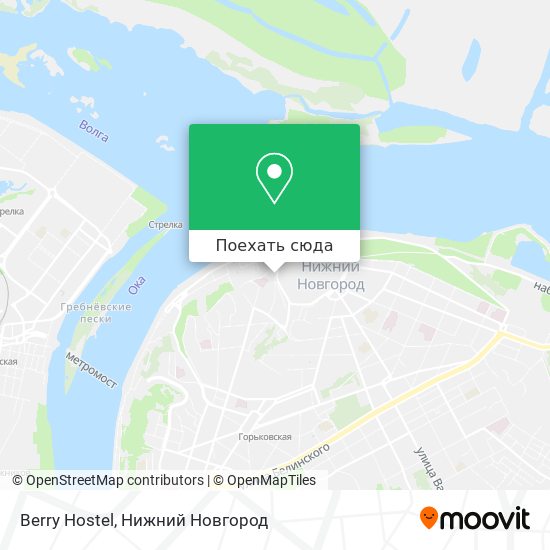 Карта Berry Hostel