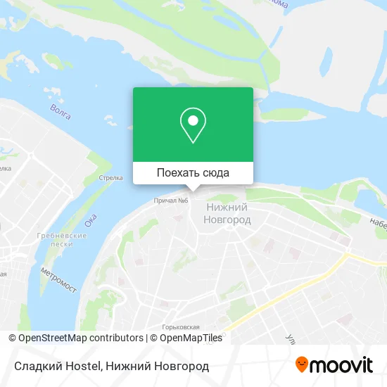 Карта Сладкий Hostel