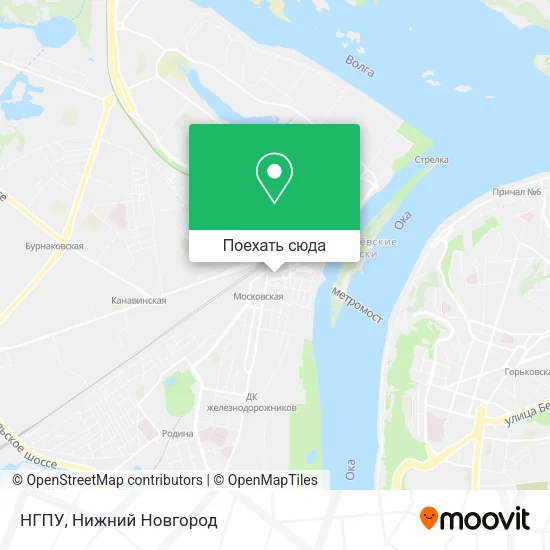 Карта НГПУ