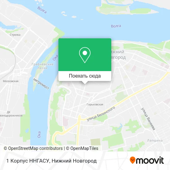 Карта 1 Корпус ННГАСУ