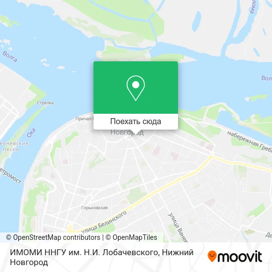 Карта ИМОМИ ННГУ им. Н.И. Лобачевского