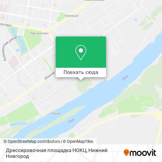 Карта Дрессировочная площадка НОКЦ