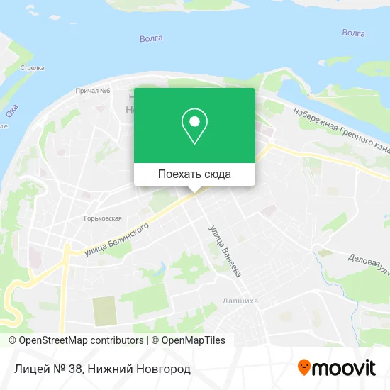 Карта Лицей № 38