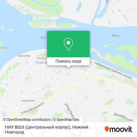 Карта НИУ ВШЭ (Центральный корпус)