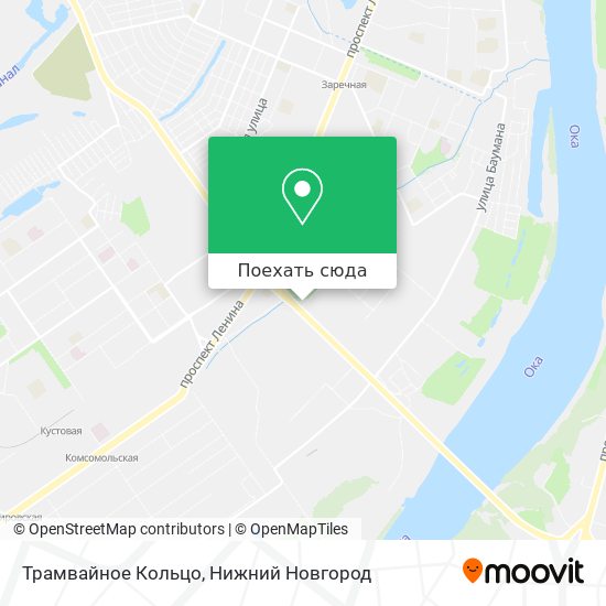 Карта Трамвайное Кольцо