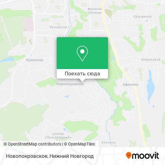 Карта Новопокровское