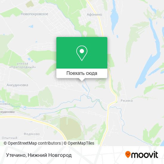 Карта Утечино