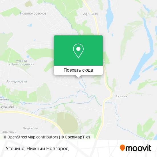 Карта Утечино