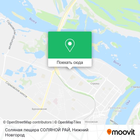Карта Соляная пещера  СОЛЯНОЙ РАЙ