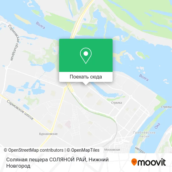 Карта Соляная пещера  СОЛЯНОЙ РАЙ