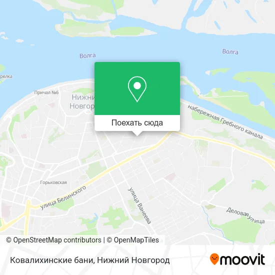 Карта Ковалихинские бани