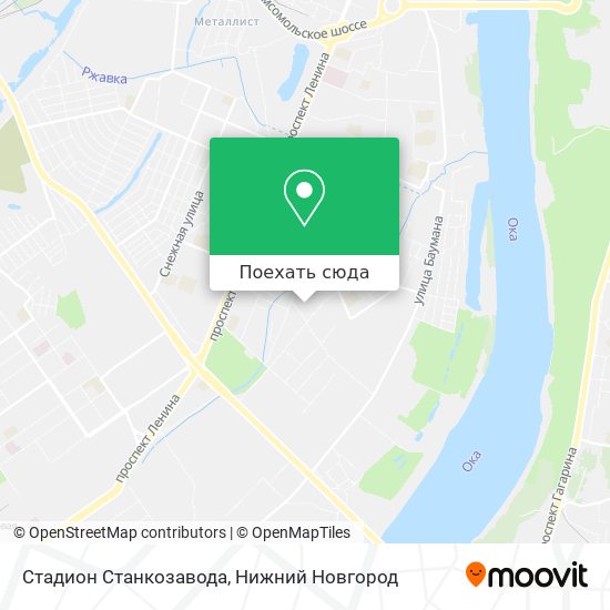 Карта Стадион Станкозавода