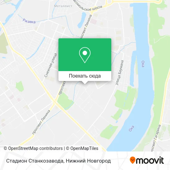Карта Стадион Станкозавода