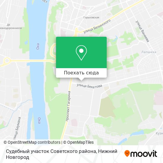Карта Судебный участок Советского района