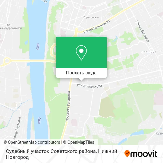 Карта Судебный участок Советского района