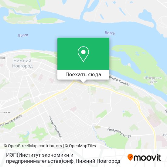 Карта ИЭП(Институт экономики и предпринимательства)фнф