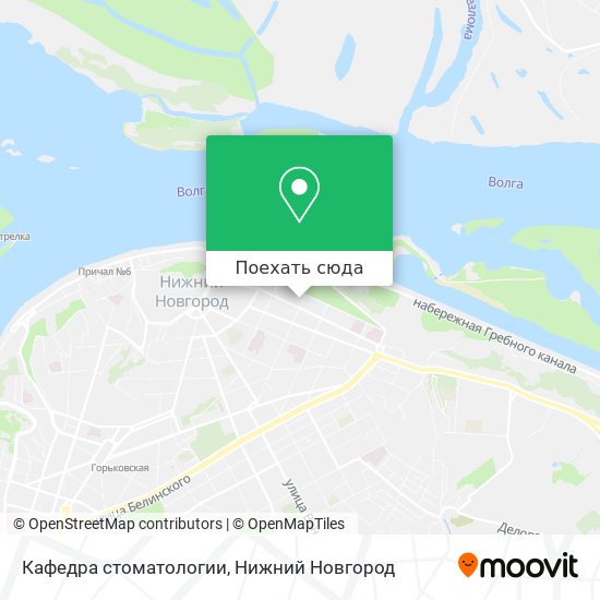 Карта Кафедра стоматологии