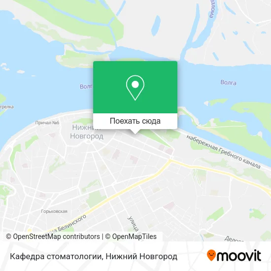 Карта Кафедра стоматологии