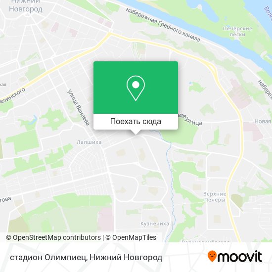 Карта стадион  Олимпиец