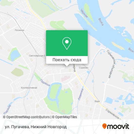 Карта ул. Пугачева