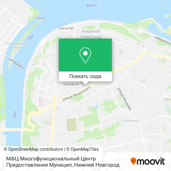 Карта МФЦ Многофункциональный Центр Предоставления Муницип
