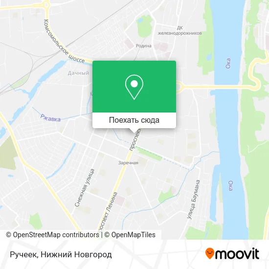 Карта Ручеек