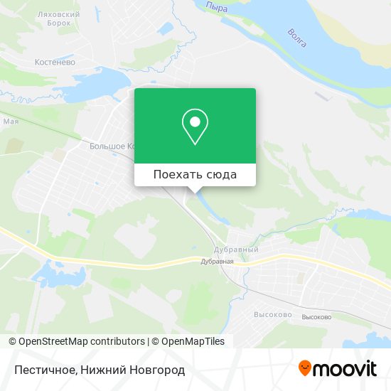 Карта Пестичное