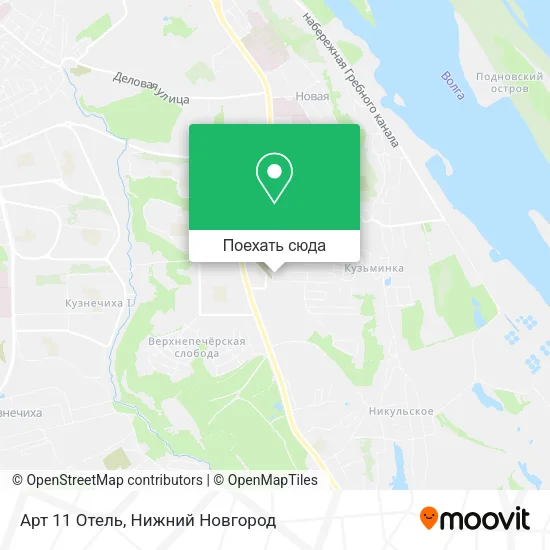 Карта Арт 11 Отель