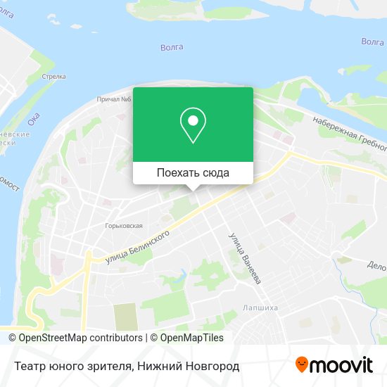 Карта Театр юного зрителя
