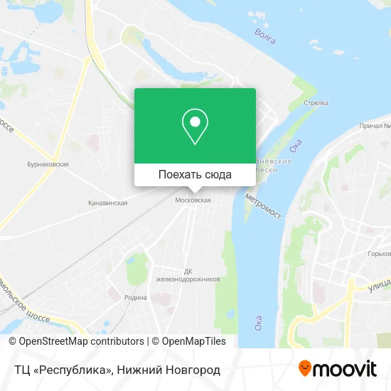 Карта ТЦ «Республика»