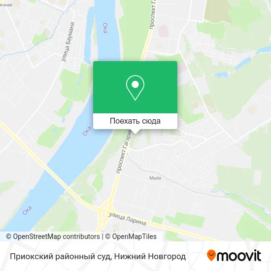 Карта Приокский районный суд