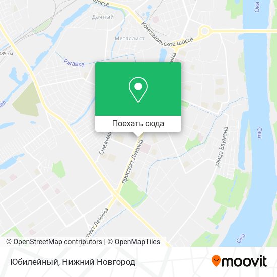 Карта Юбилейный